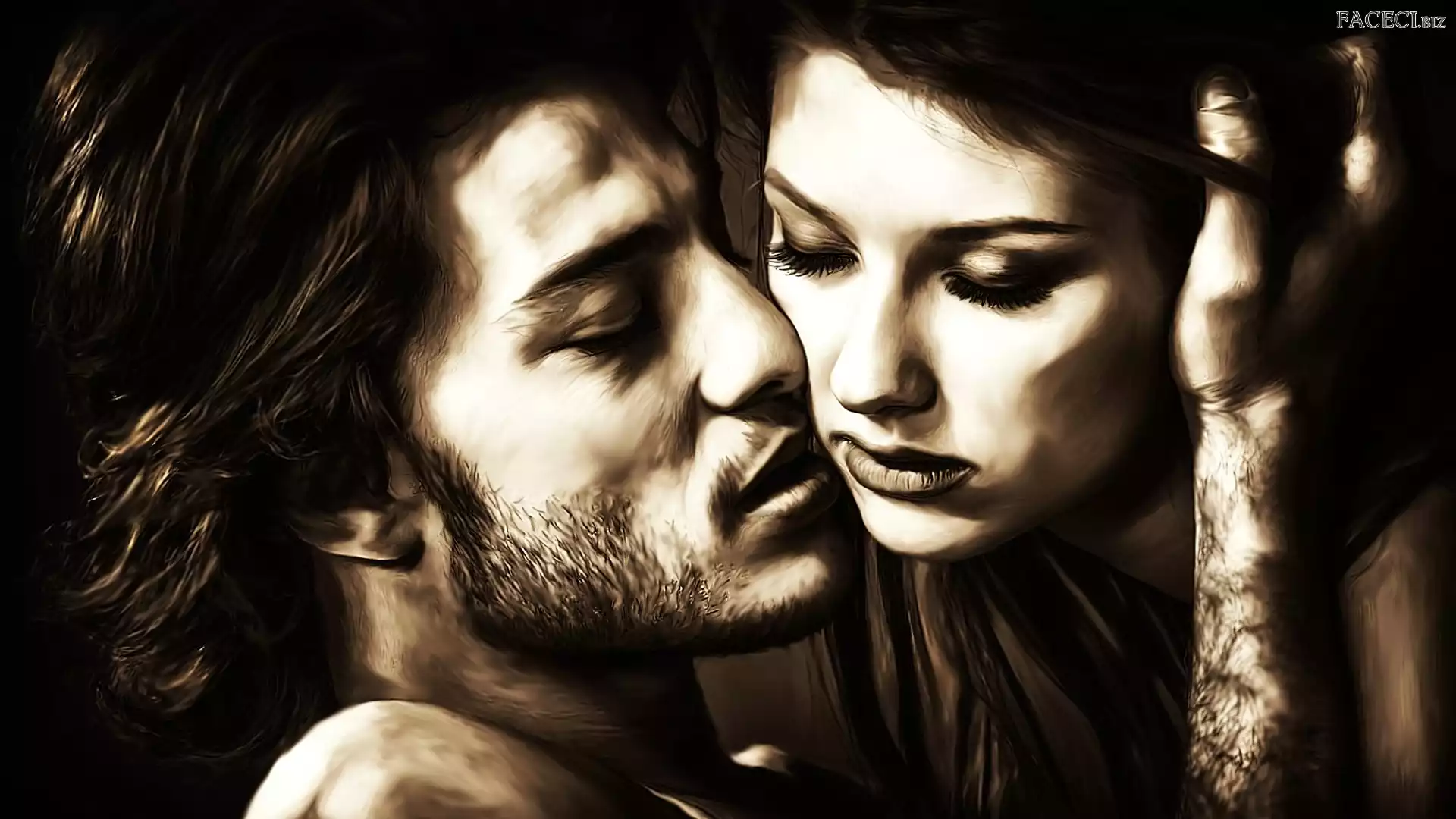 Pocałunek, Kobieta, Mężczyzna